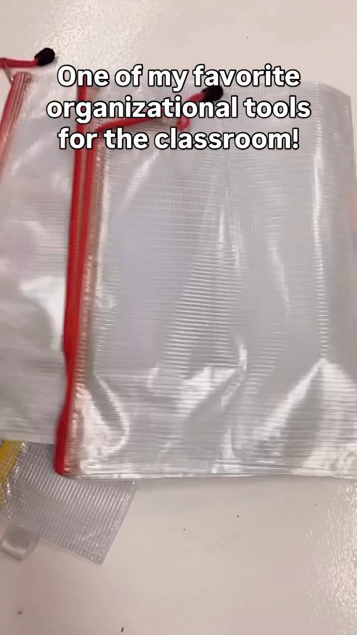 These bags are one of my most used items in my classroom. I use them to organize math games, literacy stations, Fundations items, and more! LMK if you want the link!!

#classroomorganization #teacherorganization #classroomideas #teachertips #teacherhacks