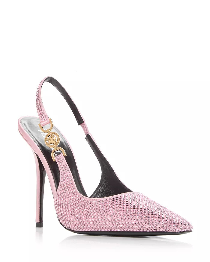 Women's Embellished Pointed Toe Slingback Pumps | Bloomingdale's (US)