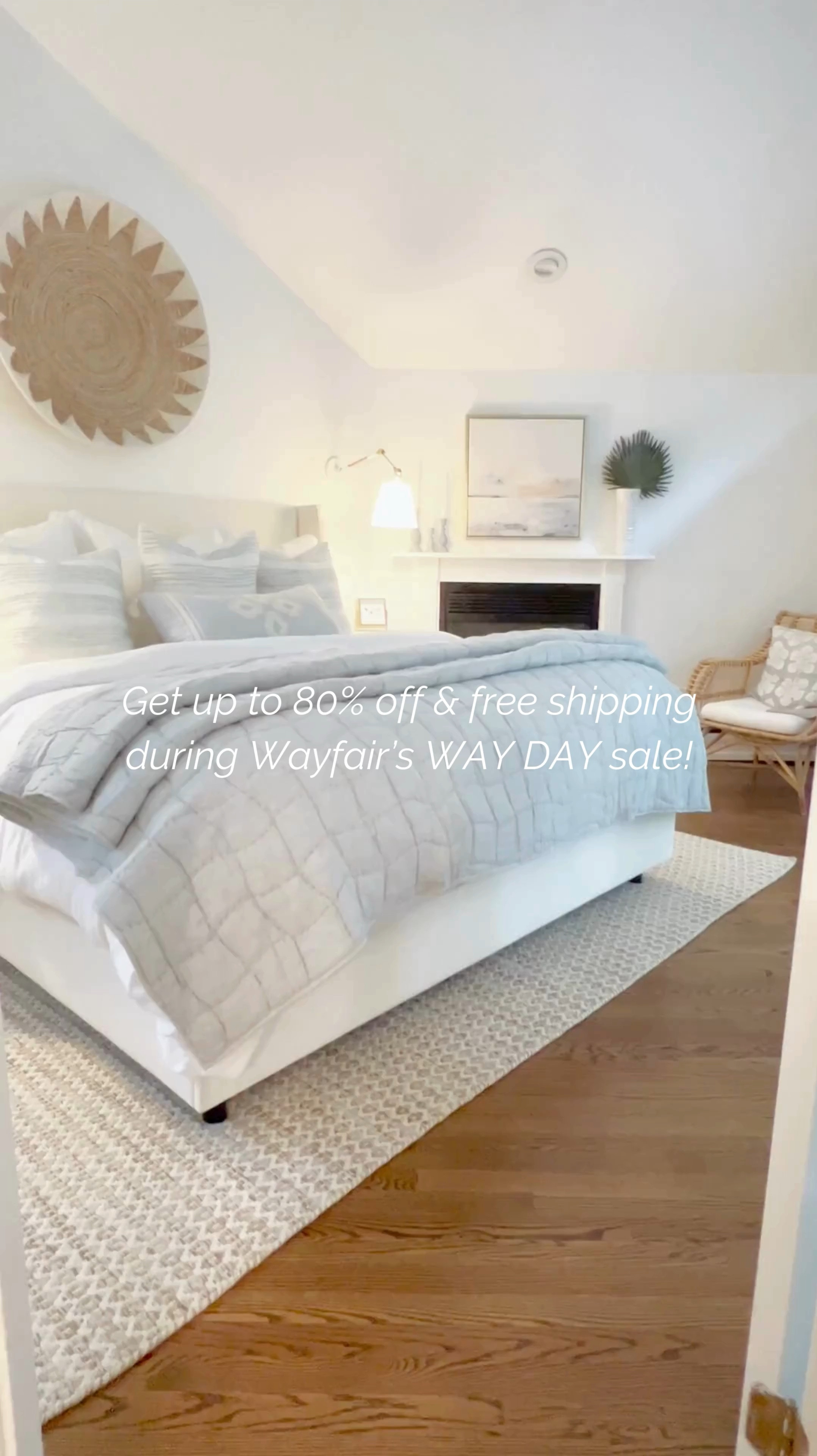 @Wayfair’s WAY DAY sale (their biggest of the year!) just kicked off this morning & they are offering up to 80% online & in-store through Monday, 10/7! Plus, enjoy free shipping on ALL purchases! #Wayfair #WayfairPartner

I am seeing so many deep discounts, including many of the pieces in my primary bedroom. My bed (which I also bought for my guest room!), is in the Zuma White Textured Linen fabric!
————-

coastal home decor, neutral home decor, coastal bedroom decor, bedroom ideas, bedroom rugs, neutral rugs, 8x10 rugs, 9x12 rugs, 5x8 rugs, beach house rugs, upholstered beds, king size beds, queen size beds, beds on sale, rugs on sale, nightstands on sale, white nightstands, coastal nightstands, nightstands with drawers, primary bedroom decor, primary bedroom furniture, full length mirror, floor mirror, woven mirrors, mirrors on sale, wayfair beds, tilly bed, large mirrors

#LTKFindsUnder100 #LTKHome #LTKSaleAlert