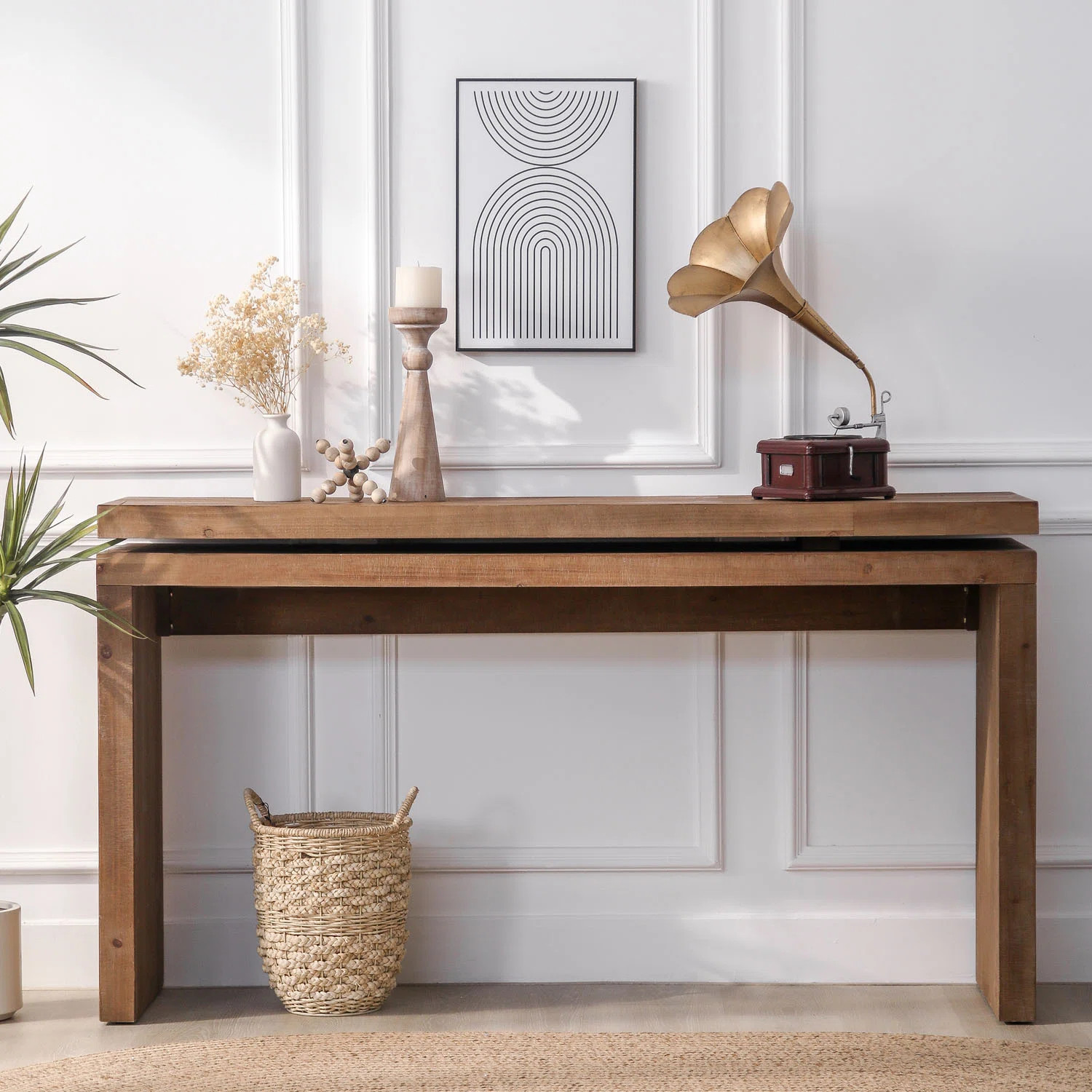 Millwood Pines Arwah 58" Console Table & Reviews | Wayfair | Wayfair North America