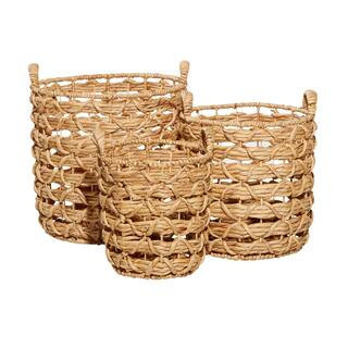Brown Seagrass Coastal Storage Basket Set By Ivory And Iris | Michaels® | Michaels Stores