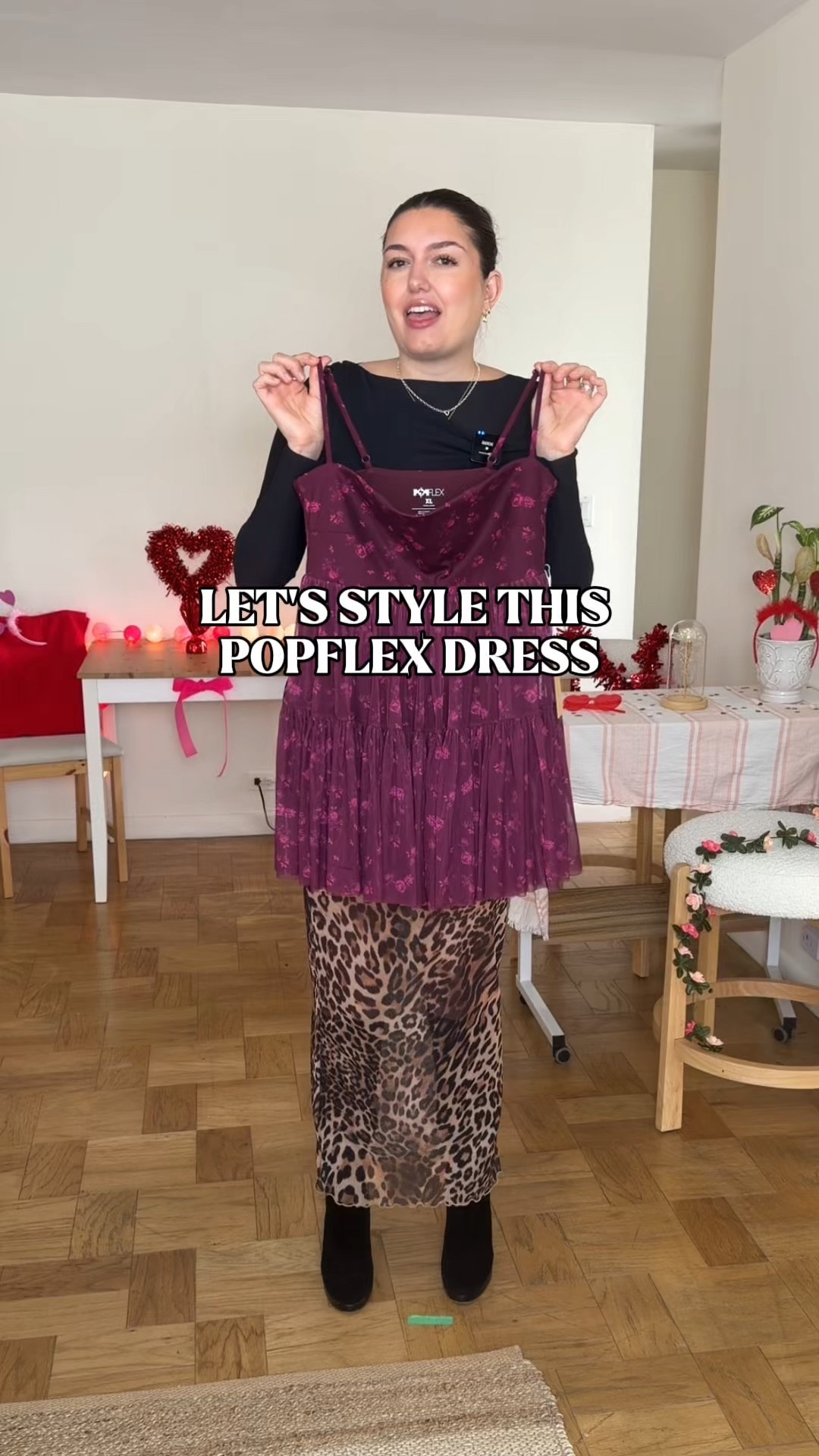 Valentines day outfit, wearing a size XL in dress.

#LTKValentine