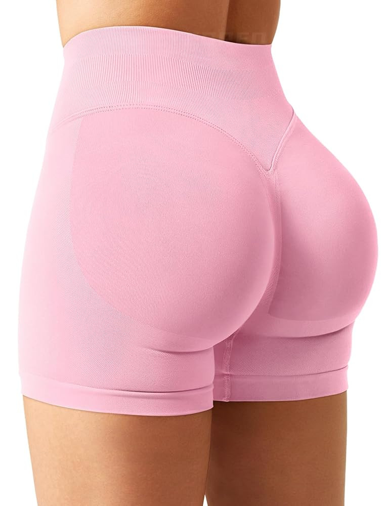 YEOREO SoftHue Women Workout Gym Impact Shorts Hidden Scrunch Butt Lifting 2.5"/3.6"/4.5"/6" Seam... | Amazon (US)