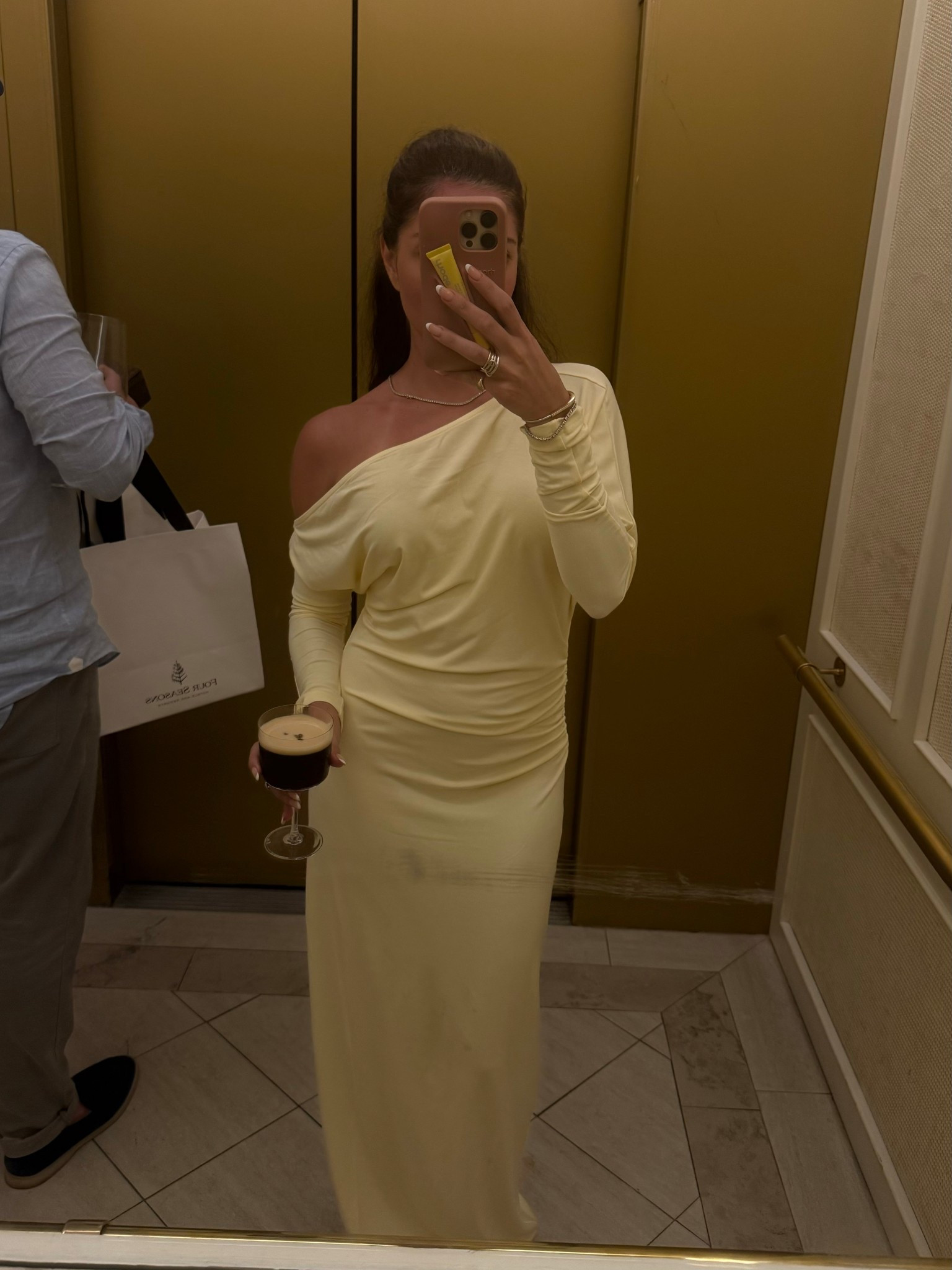 Night out in palm beach dress is LEAU linking similar 