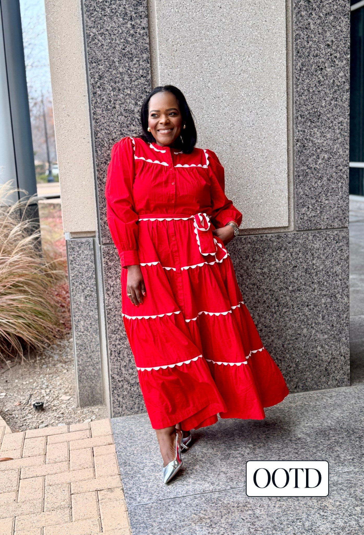 OOTD is this darling maxi dress from Belk from the Crown & Ivy line! Wearing the size large. 

#LTKHoliday #LTKgrwm #LTKootd