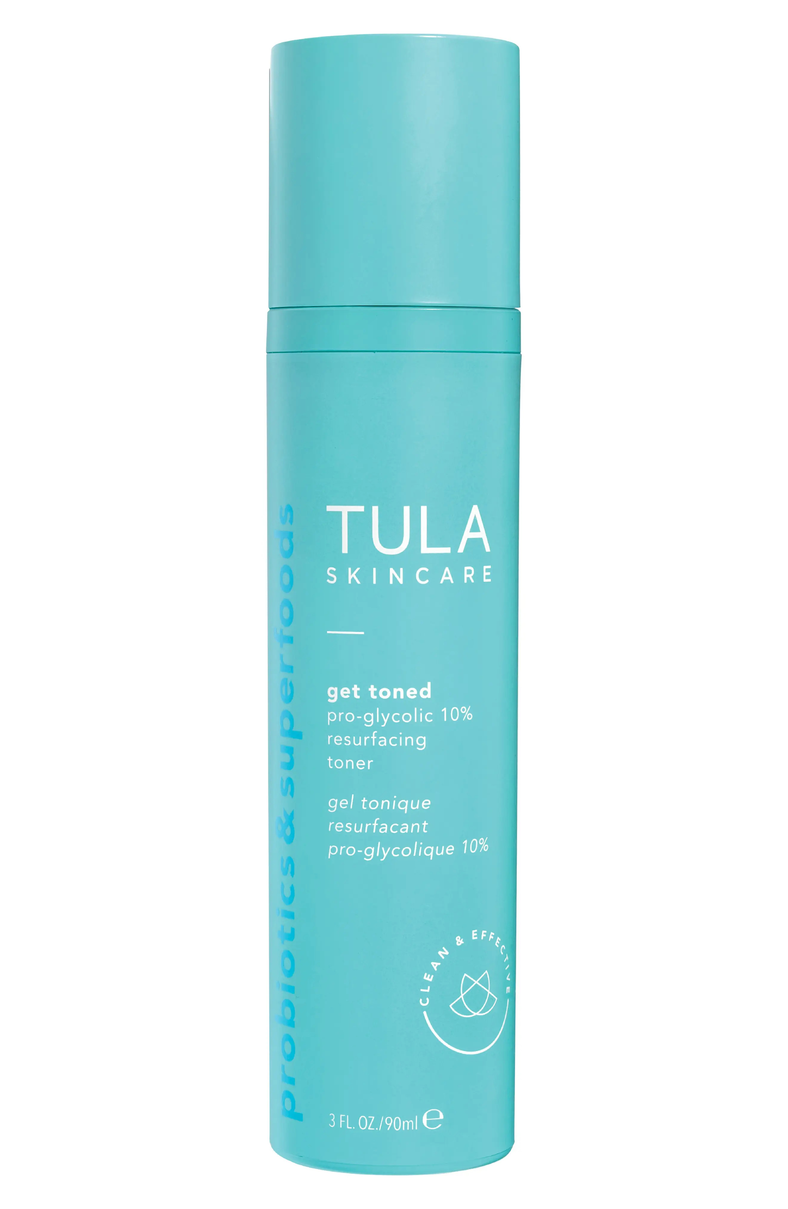 Tula Skincare Get Toned Pro-Glycolic 10% Resurfacing Toner, Size 2.7 oz | Nordstrom