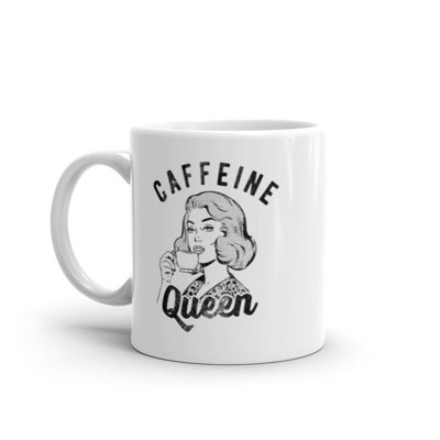 Crazy Dog Caffeine Queen Mug Funny Sarcastic Royal Coffee Lover Graphic Novelty Cup - 11oz | Target
