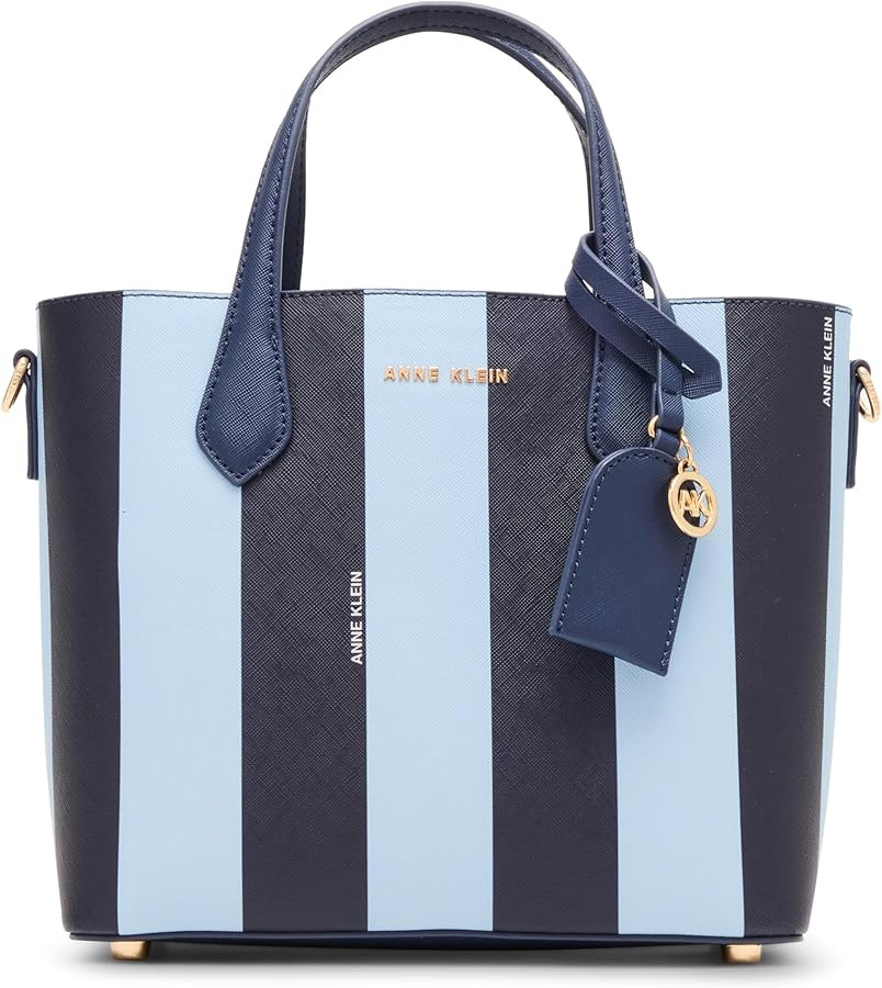 Anne Klein Womens Bonded Mini tote with convertible strap, Midnight | Amazon (US)