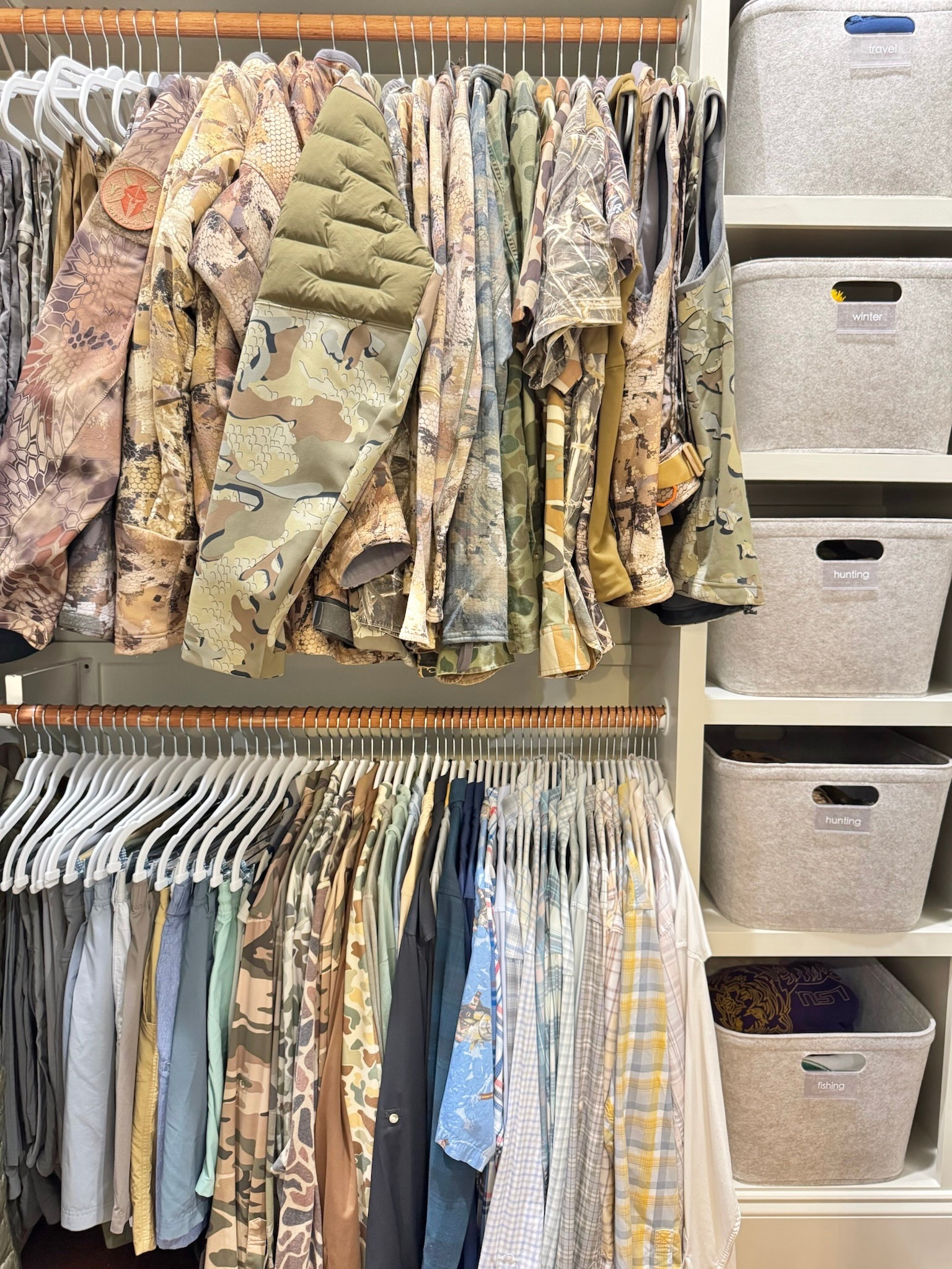 Happy wife, happy life! Give him the gift of organization and you both win! 