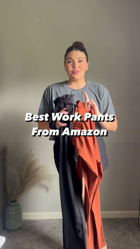 The BEST amazon work pants 🙌🏼 perfect for my apple shape girls who need more room in the tummy than the thighs. 🫶🏼 be careful, if you try these you’ll be immediately obsessed!

Have you tried these? Let me know your unfiltered thoughts on them! 

Grab these for yourself on my @shop.ltk shop, my amazon or stories 💕 

#amazonfashion #amazonfinds #workoutfit #teacheroutfit #midsize midsize outfit, teacher outfit, fall work outfit, Amazon work outfit size 12 

#LTKcurves #LTKunder50 #LTKworkwear