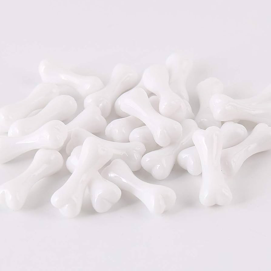 Crazy Night 100 Pieces Skeleton Bones Mini Bones for Halloween Decor or Spooky Graveyard Ground D... | Amazon (US)