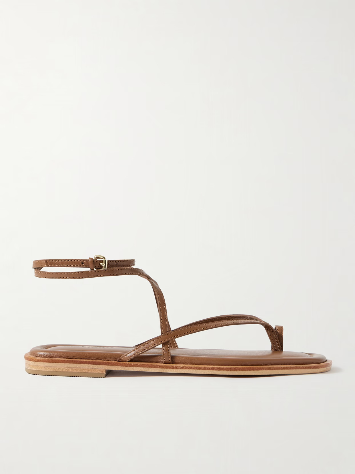 A Emery - Davis Leather Sandals - Tan - IT35 | NET-A-PORTER APAC