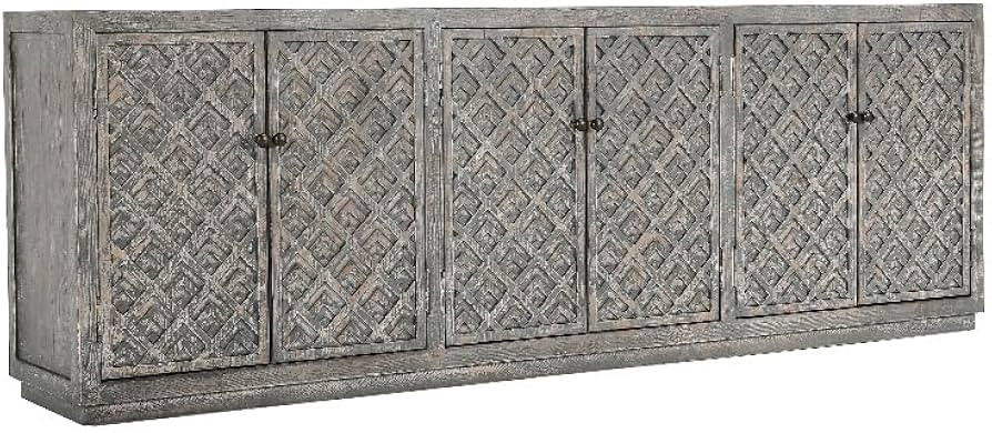 Kosas Home Jonas 6-Door Transitional Wood Sideboard in Antique Blue | Amazon (US)