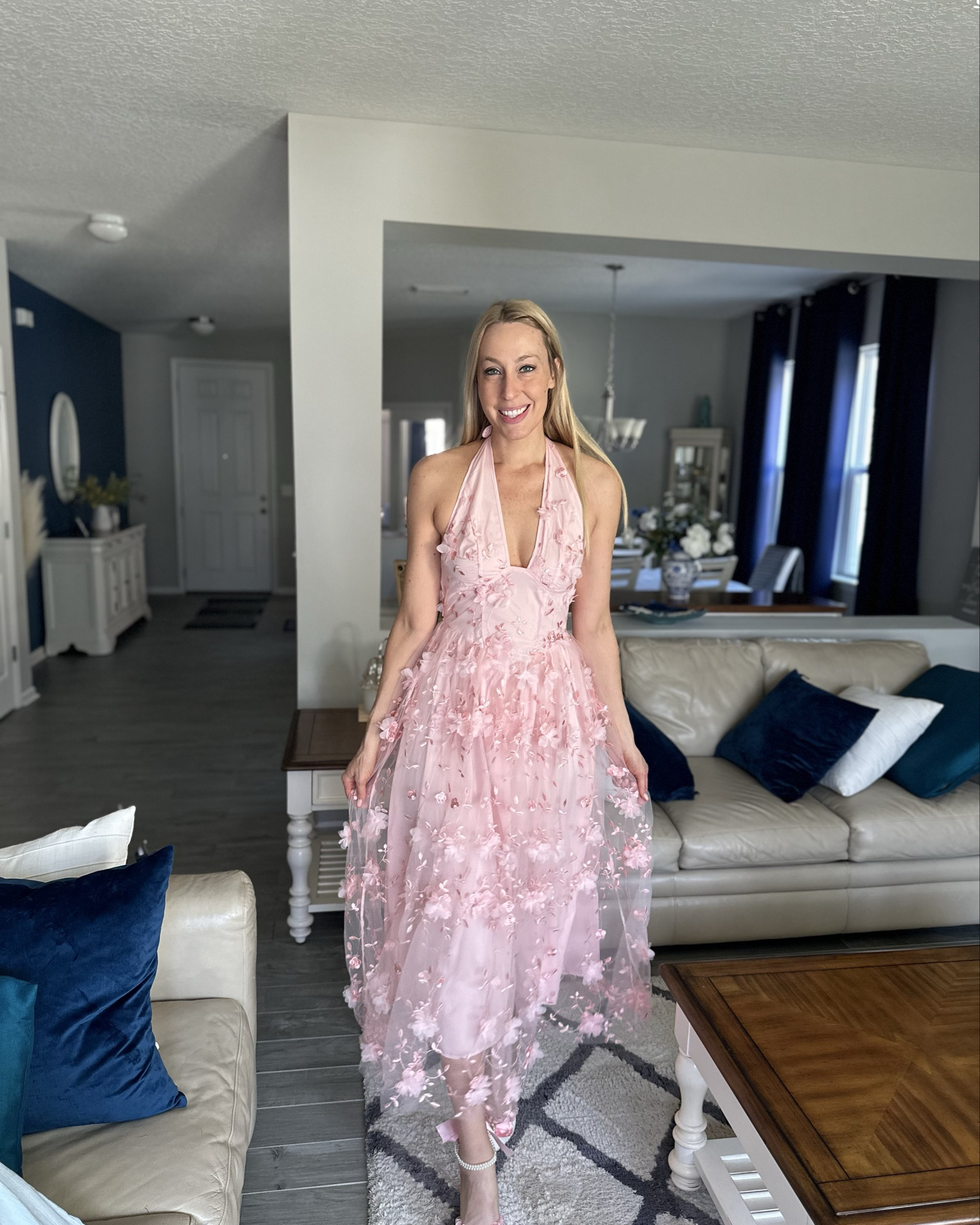 3D floral princesspink dress 
💓a cute dress for spring parties, showers and wedding guests 
💓it has stretch around the upper bust 
💓 wearing size small, fits true to size and I am 5’10”
💓 SHEIN fashion, SHEIN under $50 find

#LTKTall