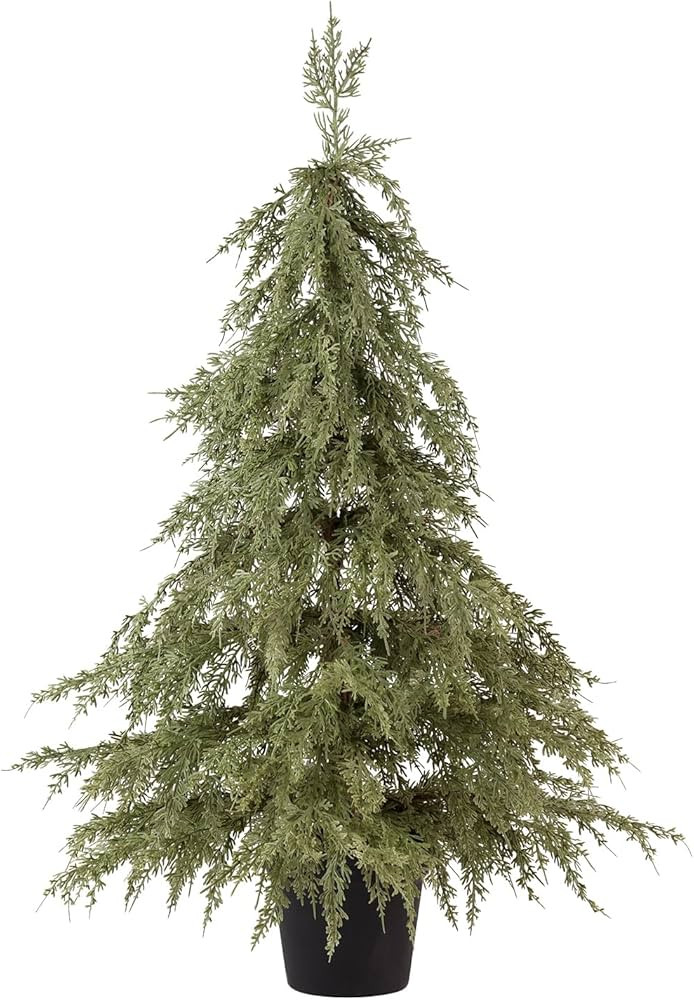 WBHome 3FT Tabletop Artificial Cedar Cypress Tree 36" Faux Tree Potted Green for Front Porch Chri... | Amazon (CA)