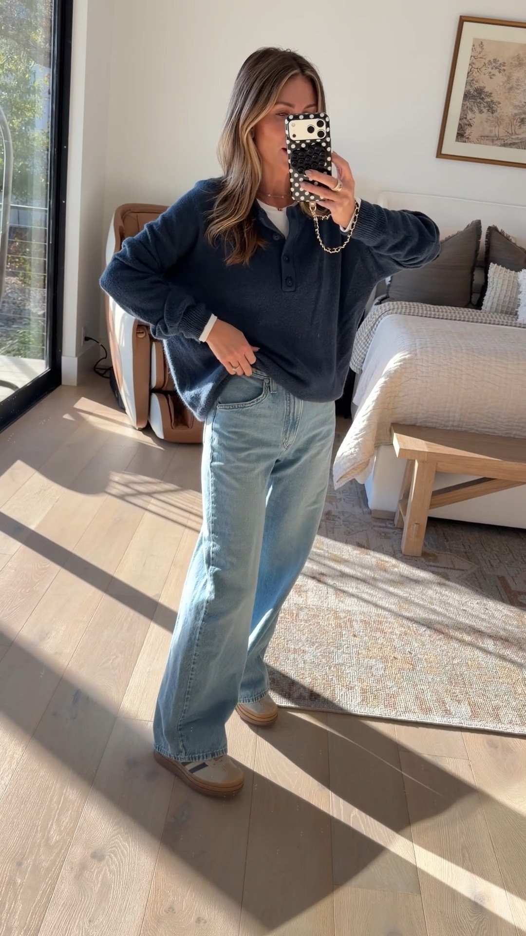 Headed to Laikyn’s soccer game! ⚽️ 
Levi cinch waist jeans size 26
Amazon long sleeve top
Henley sweatshirt from Abercrombie size small 
Adidas sneakers

#LTKmomlife #LTKdayinmylife #LTKootd
