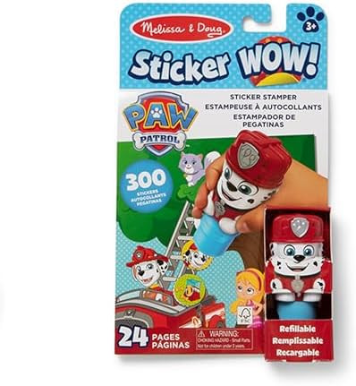 Melissa & Doug Sticker Wow!™ 24-Page Activity Pad and Sticker Stamper, 300 Stickers, Arts and C... | Amazon (US)