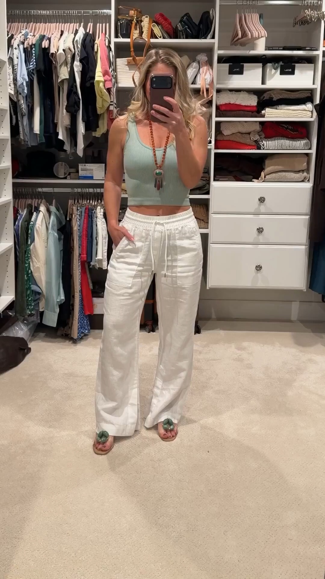 Statement necklaces are one of my favorite ways to add my own personal style to a simple look ✨

An easy outfit instantly feels more intentional with one bold piece. This one adds the perfect pop against soft neutrals and summer textures.

#LTKdayinmylife #LTKgrwm #LTKootd