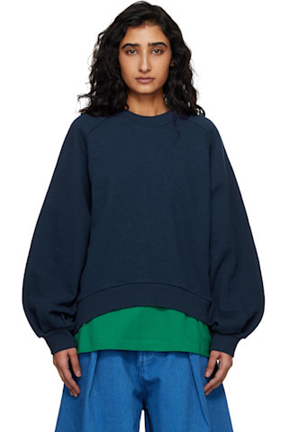 Navy Bellow Sweatshirt | SSENSE