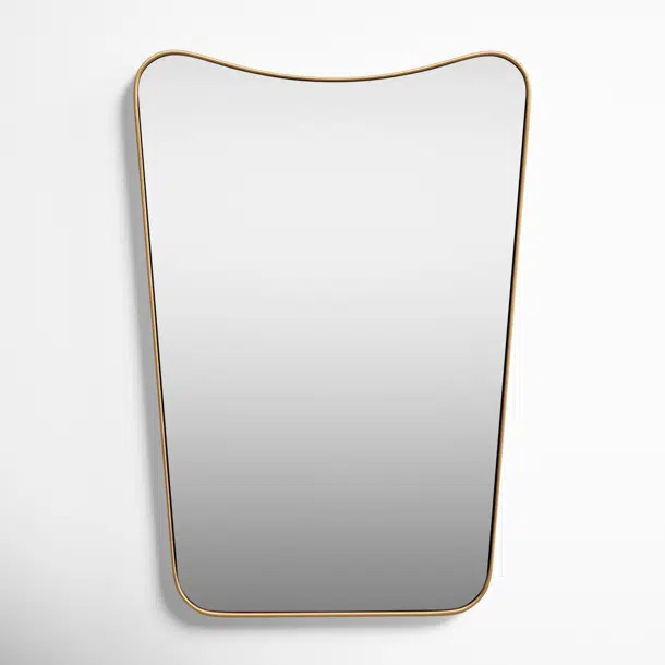 Beale Metal Asymmetrical Wall Mirror | Wayfair North America