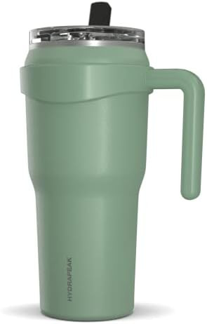 Hydrapeak Roadster 40oz Tumbler with Handle and 2-in-1 Straw Lid, Insulated Leak Proof Double Wal... | Amazon (US)