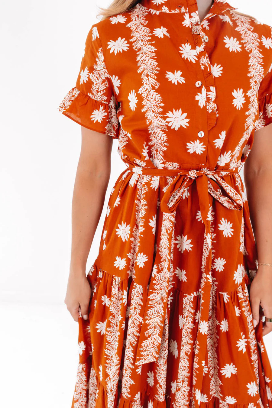 The Aubrey Button Up Midi Dress | J.Marie