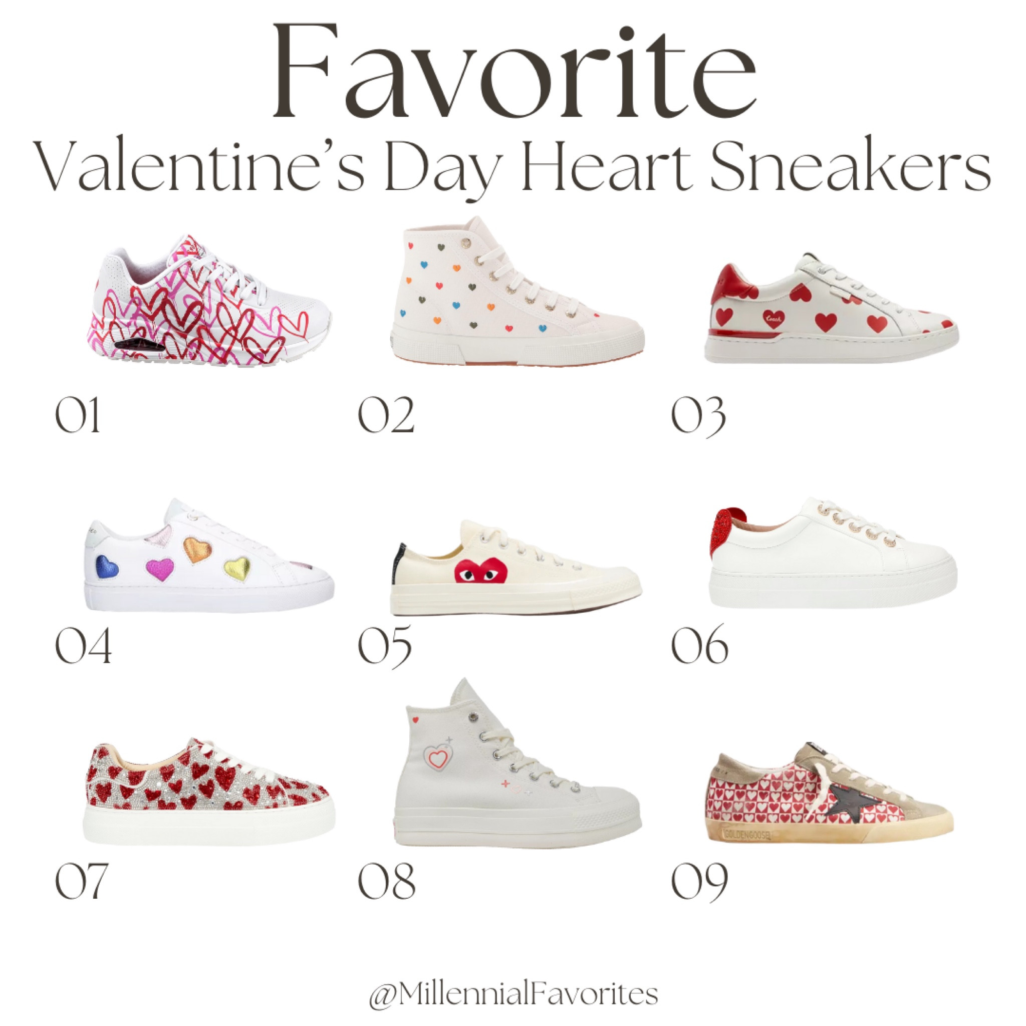 These are a few of my favorite heart sneakers for Valentine’s Day! Which are you wearing to celebrate?

#LTKstyletip #LTKMostLoved #LTKGiftGuide
