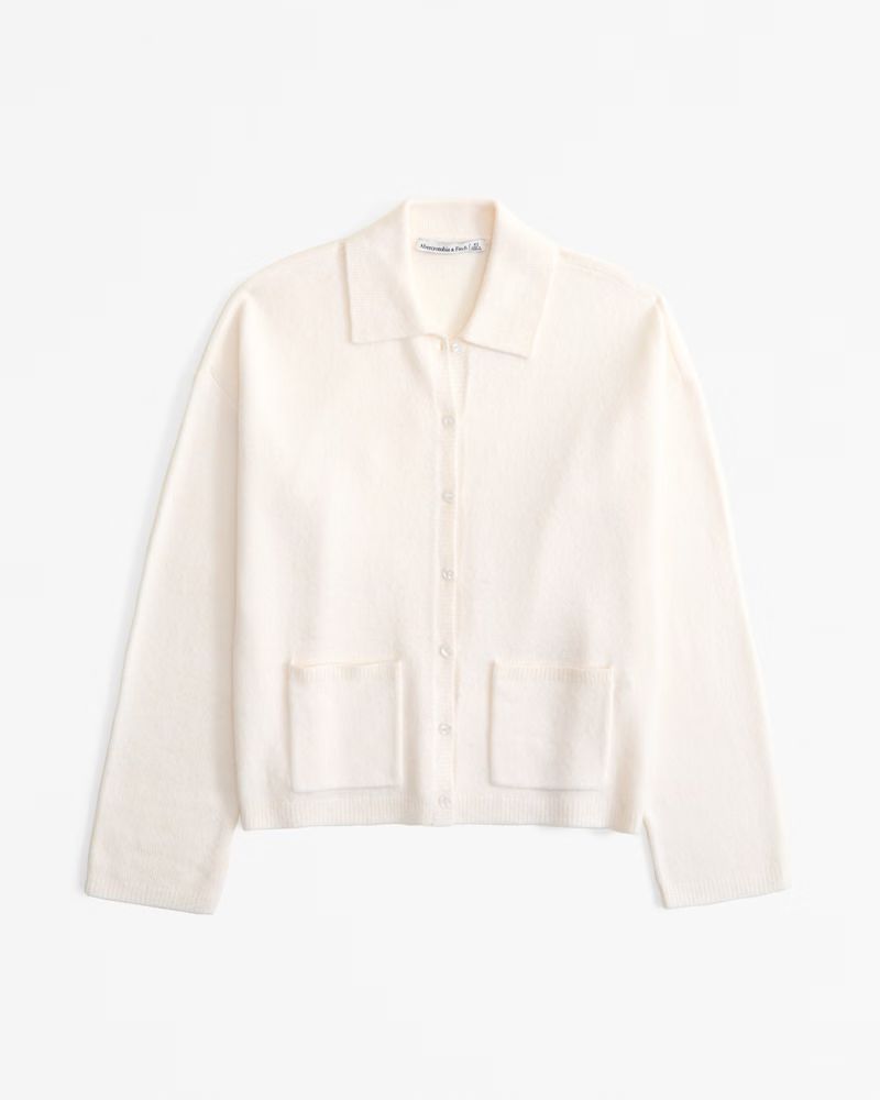 Collared Cardigan | Abercrombie & Fitch (UK)