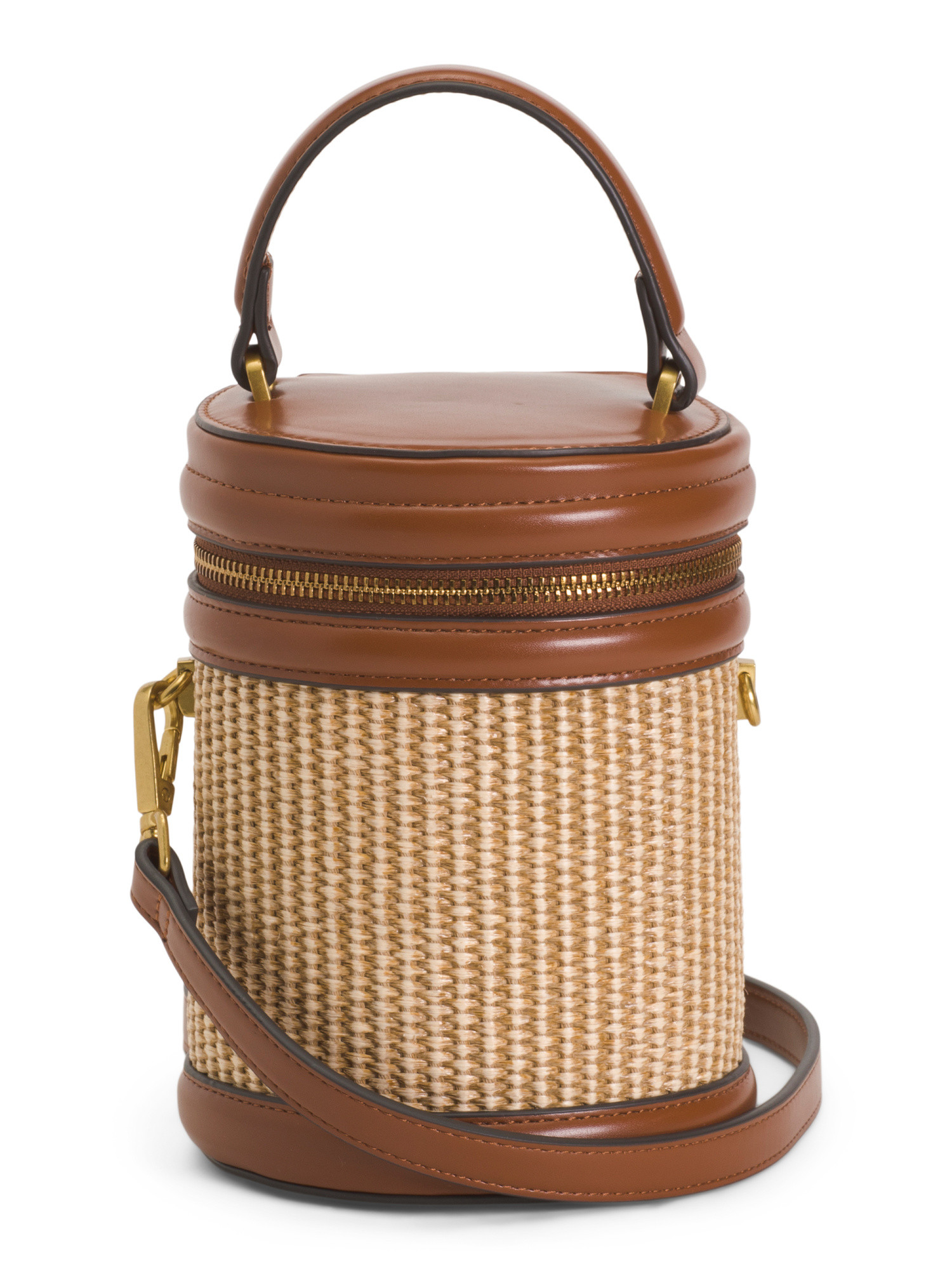 Basket Bag With Top Handle | TJ Maxx