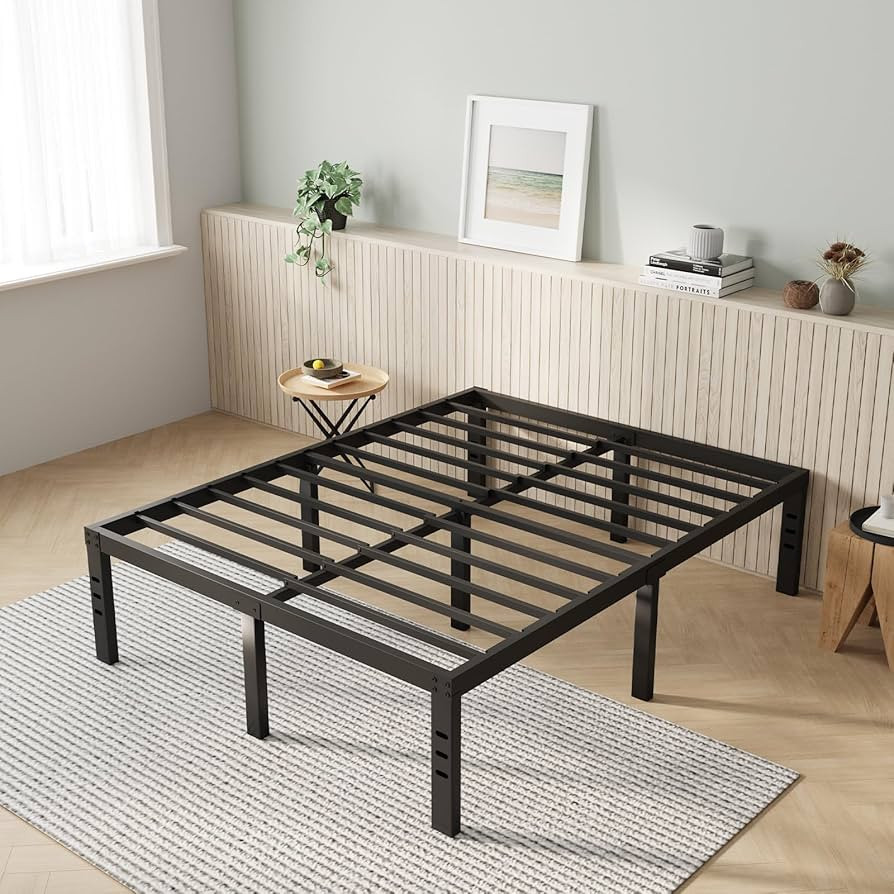 Novilla Full Size Bed Frame, 14 Inch Metal Platform Bed Frame Full Size with Storage Space Under ... | Amazon (US)