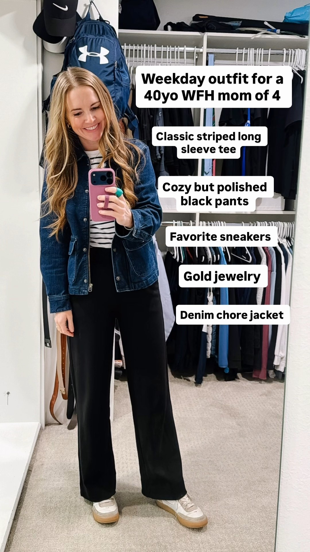 Thursday has me wanting a cozy but polished outfit and this hit all the right notes for me! 