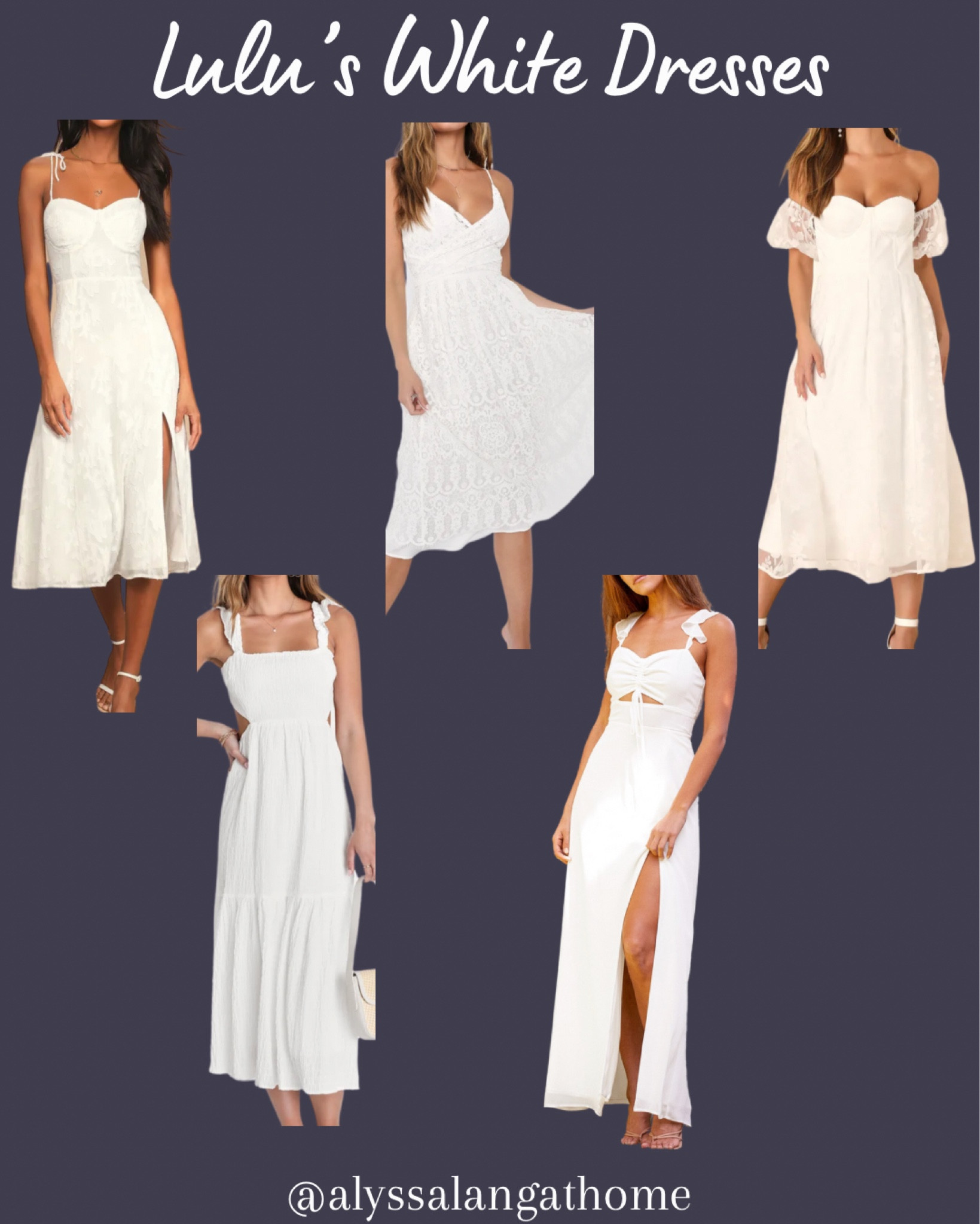 Lulu’s white dresses.  White dress graduation.  Bridal white dress.  Long white dress.  Bachelorette white dress.

#LTKwedding #LTKFind