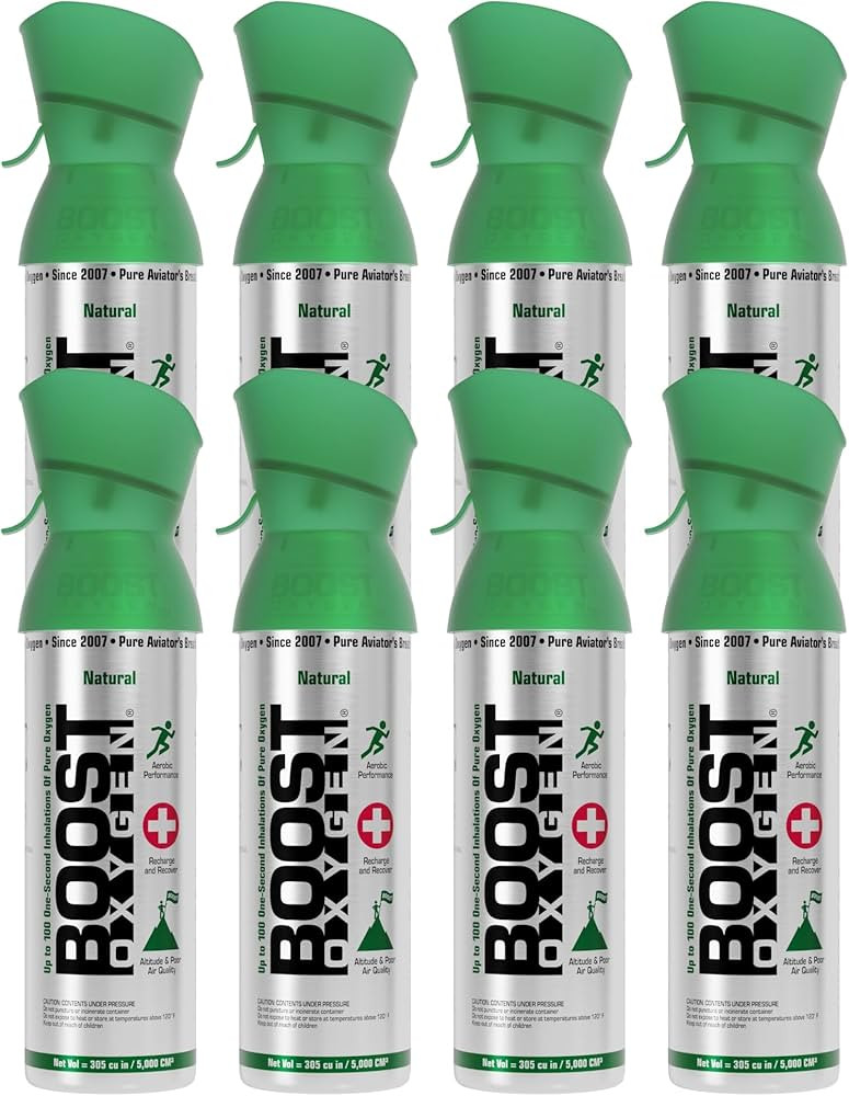 Boost Oxygen Medium Natural 5 Liter Canister | Respiratory Support for Aerobic Recovery, Altitude... | Amazon (US)