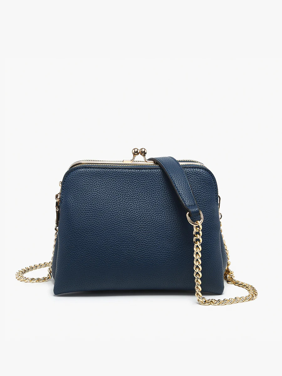 Kiva Vegan Snap Pouch Crossbody | Jen & Co.