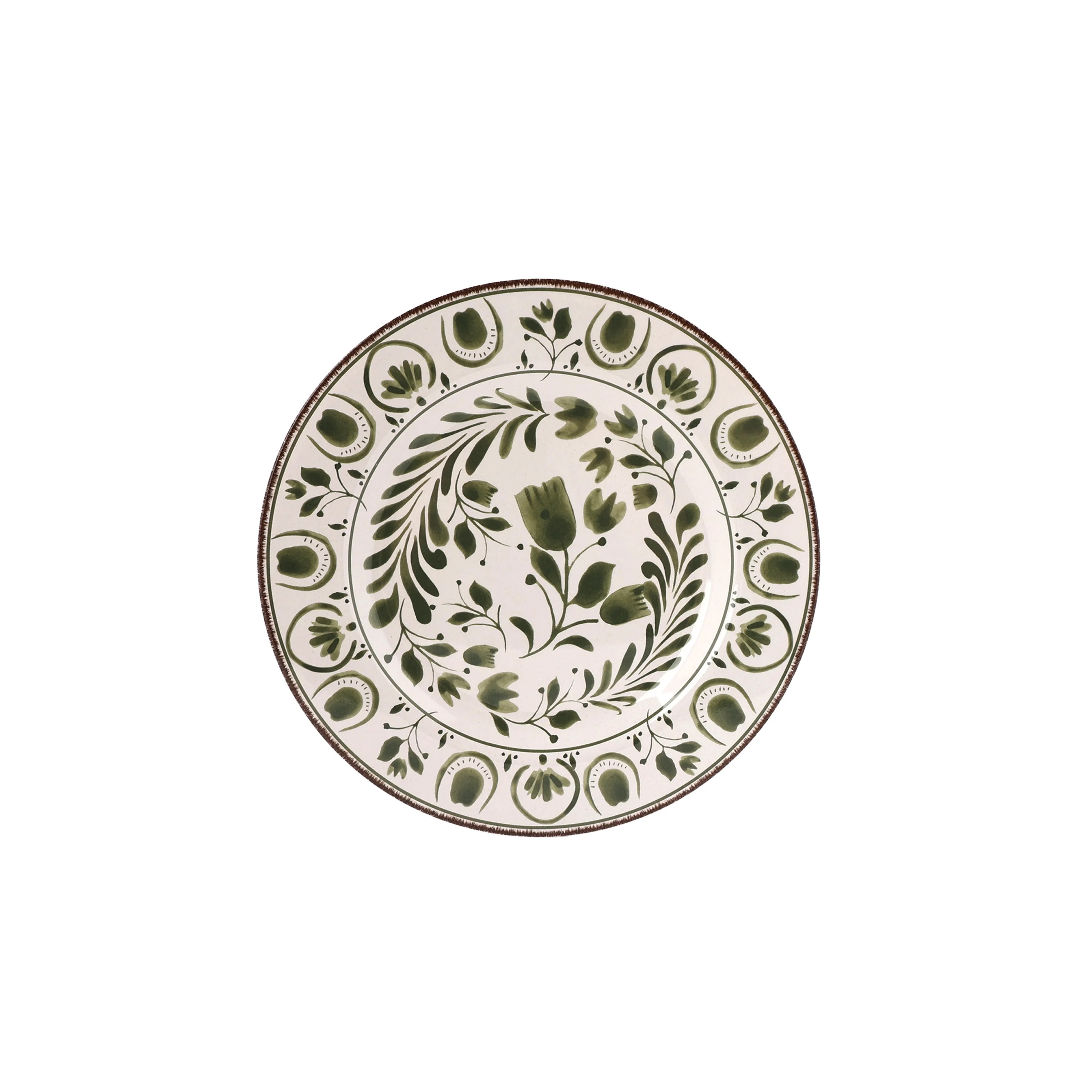 Better Homes & Gardens 11-inch Round Bamboo Melamine Dinner Plate, Green | Walmart (US)