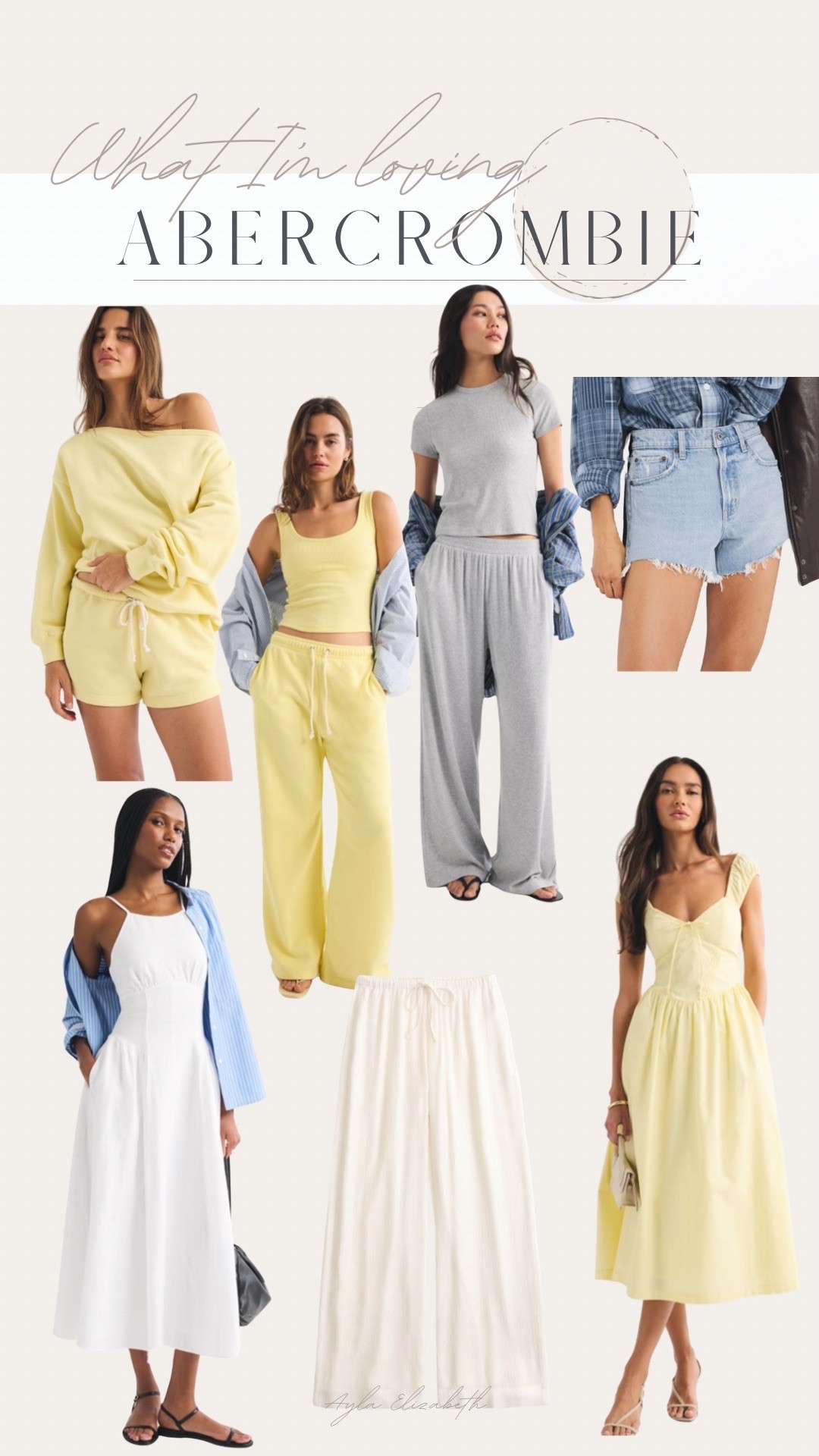 Abercrombie is having a huge sale! Here’s everything I am loving right now. 

20-40% Off Almost Everything
Promo Code:  AFSUMMER for a stackable 15% Off

Sale: *Offer valid in stores and online 5/20/2026-5/25/2026 in US/CA. Exclusions apply as indicated. Online price reflects discount.
Promo Code: *Use code AFSUMMER to get an additional 15% off almost everything in stores and online at checkout from 5/20/26-5/25/26 in US/CA. Exclusions apply. See details online.
