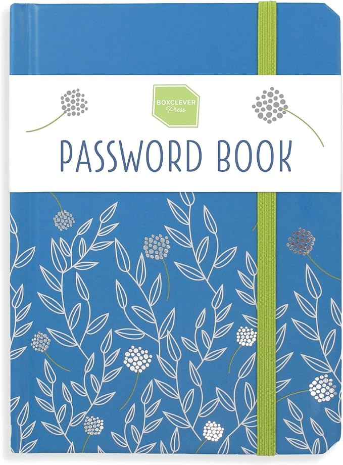 Boxclever Press Password Book with Alphabetical Tabs. Never Forget a Password Again! Easy to Use ... | Amazon (US)