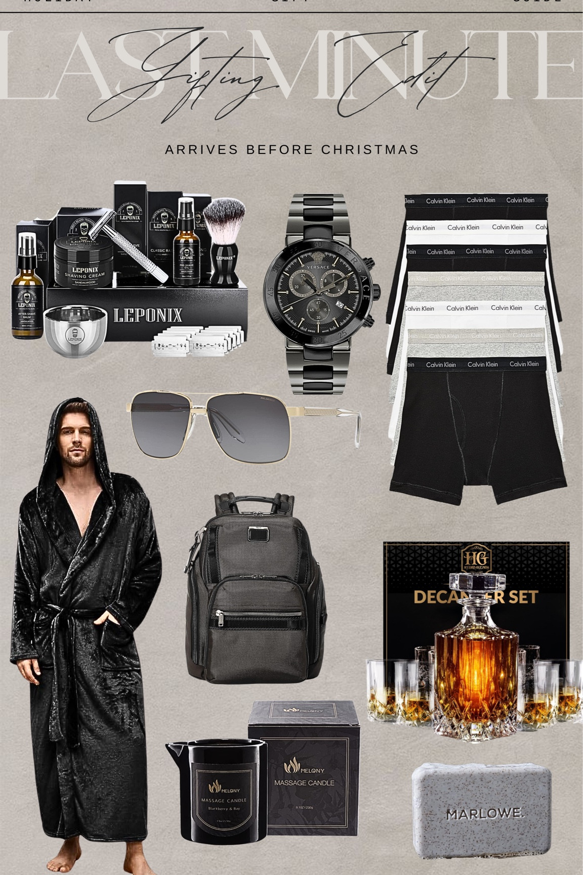 Gift guide for men! Last minute gifts that arrive before Christmas!!! 🎅🏼 

#LTKGiftGuide #LTKHoliday #LTKmens