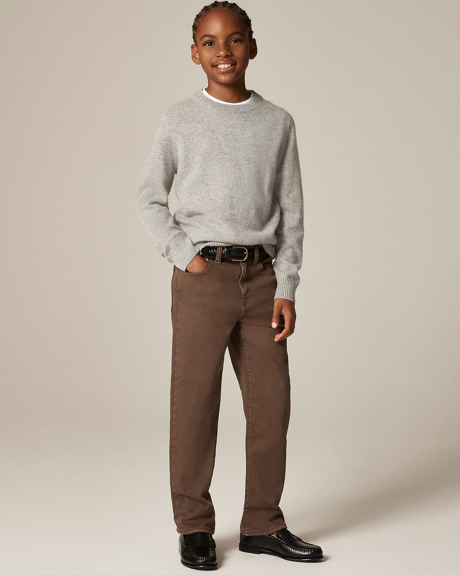 Kids' classic-fit garment-dyed stretch jean | J. Crew US