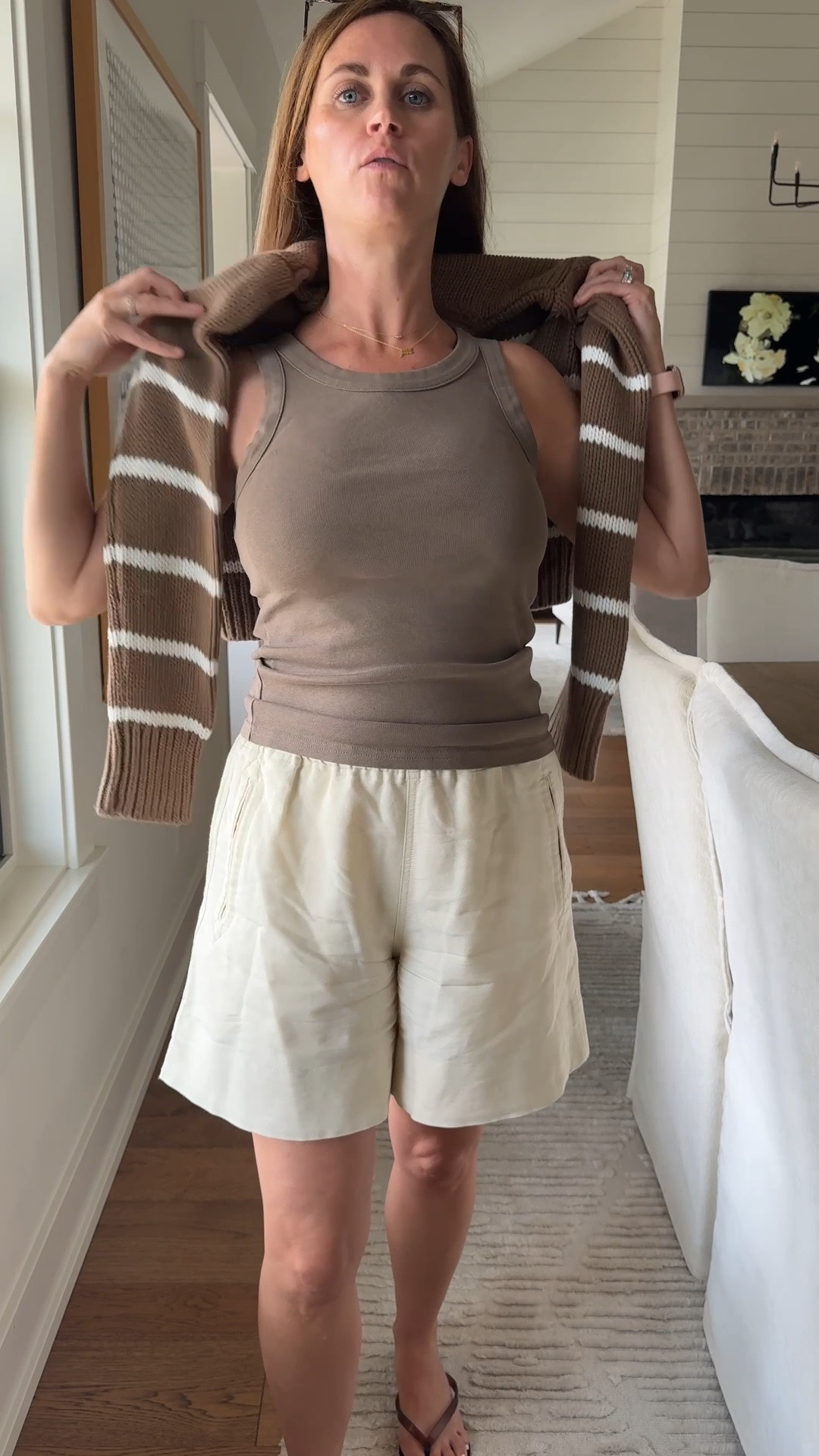 Sweater side medium
Top size small
Shorts size XS

#LTKdayinmylife #LTKgrwm #LTKootd