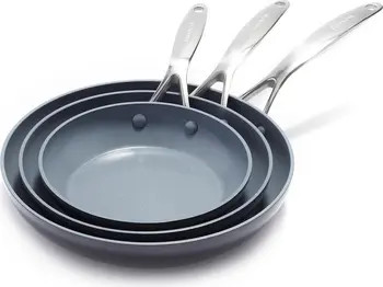 GreenPan Valencia Pro Set of 3 Ceramic Nonstick Fry Pans | Nordstrom | Nordstrom