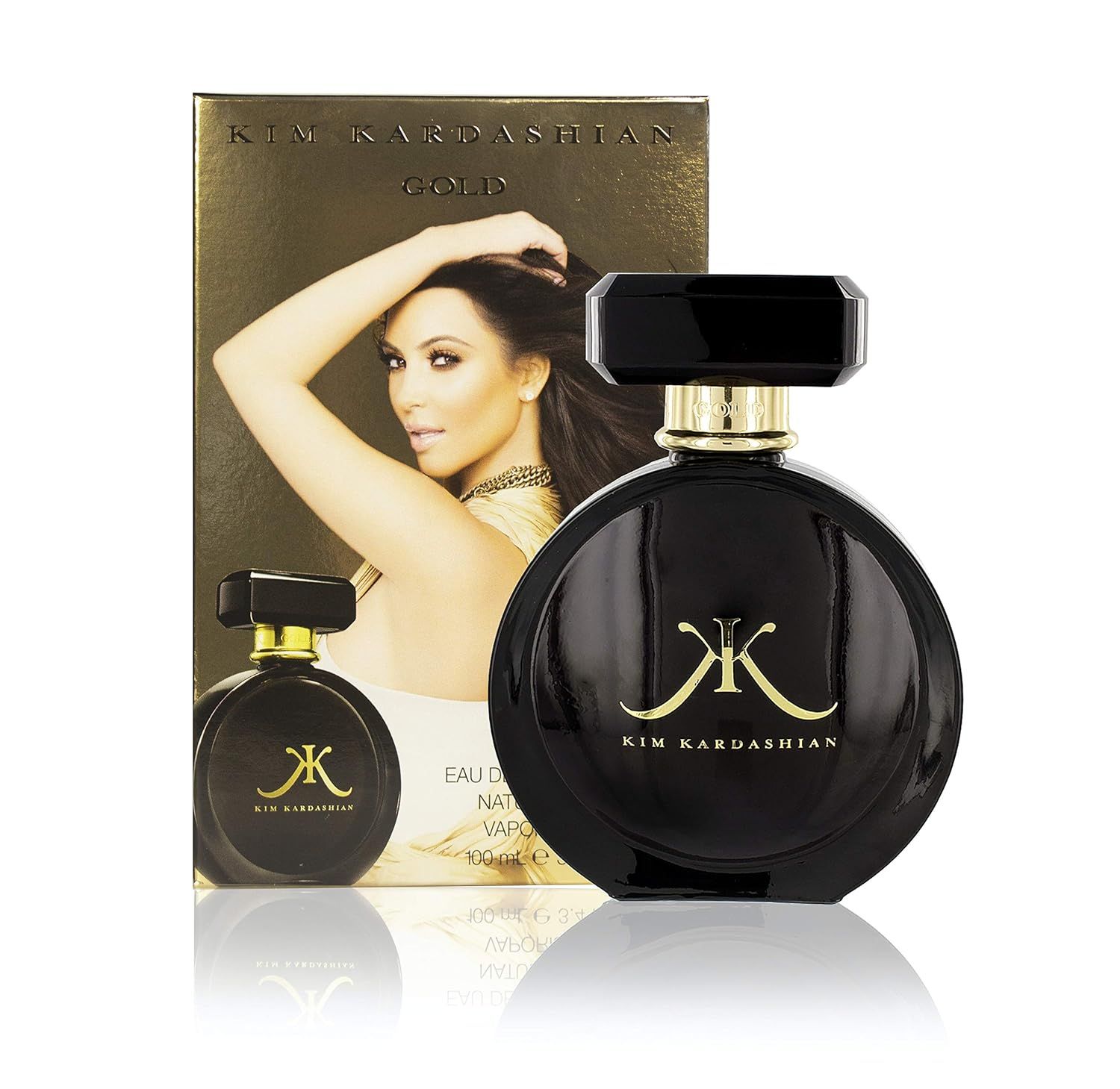 Amazon.com : Kim Kardashian Gold Eau De Parfum Spray, 3.4 oz : Kim K Gold : Beauty & Personal Car... | Amazon (US)
