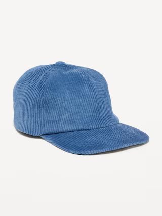 Gender-Neutral Flat-Brim Corduroy Trucker Hat for Kids | Old Navy (US)