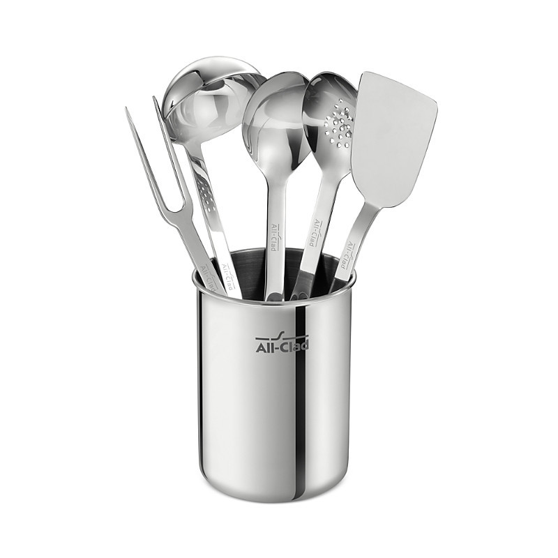 All-Clad Stainless Steel 5-Piece Tool Set & Caddy | Bloomingdale's (US)