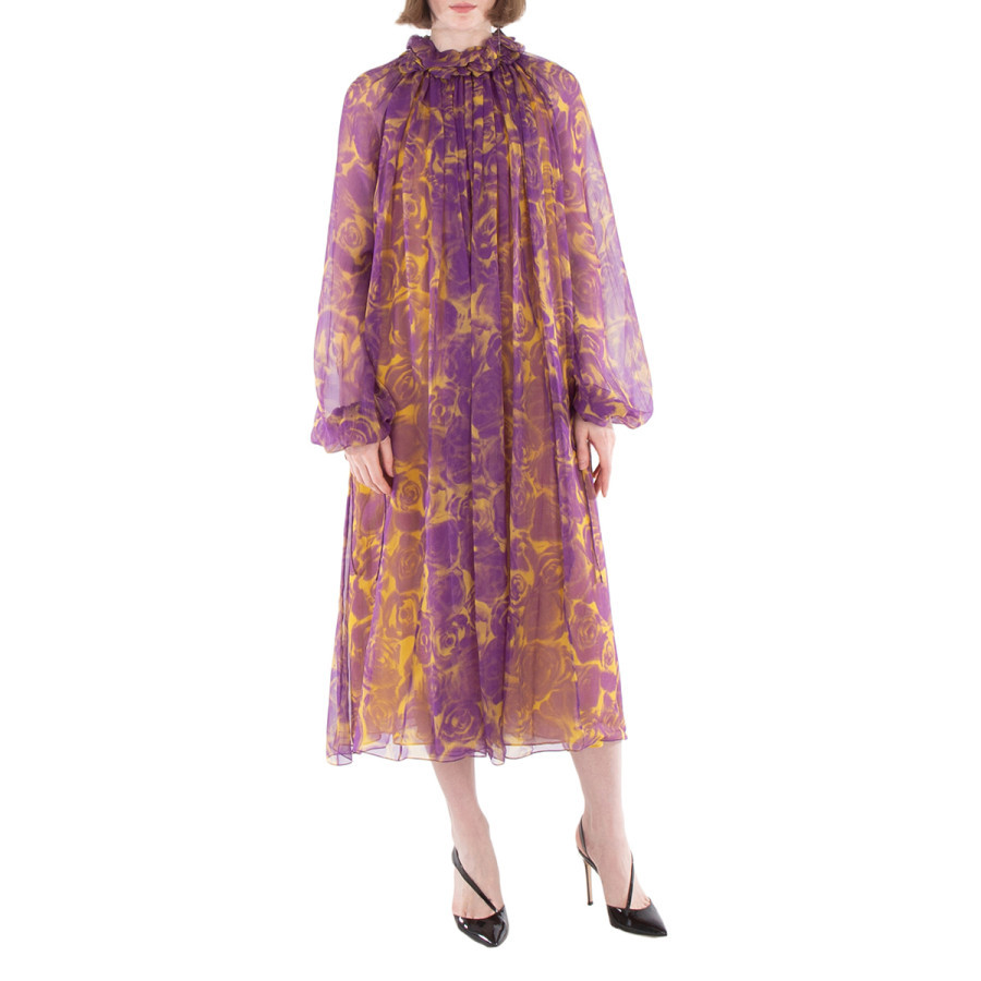Burberry Rose Print Silk Dress | Jomashop.com & JomaDeals.com