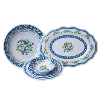 TRELLIS AND TOPIARY MELAMINE SERVICE FOR FOUR | Wayfair North America