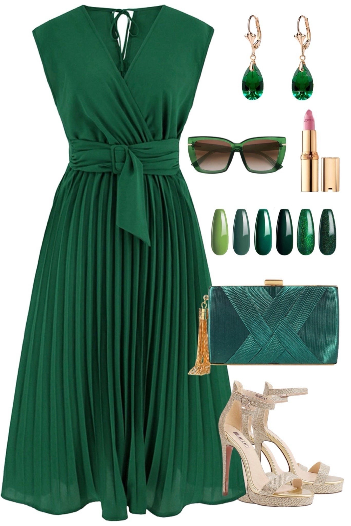 Spring summer women’s green dress and accessories at Chicwish and Amazon. 

Summer dress, garden party dress, outdoor wedding, back yard wedding, dressy casual wedding, semi formal wedding guest dress, party dress, event dress.

#LTKWedding #LTKSeasonal