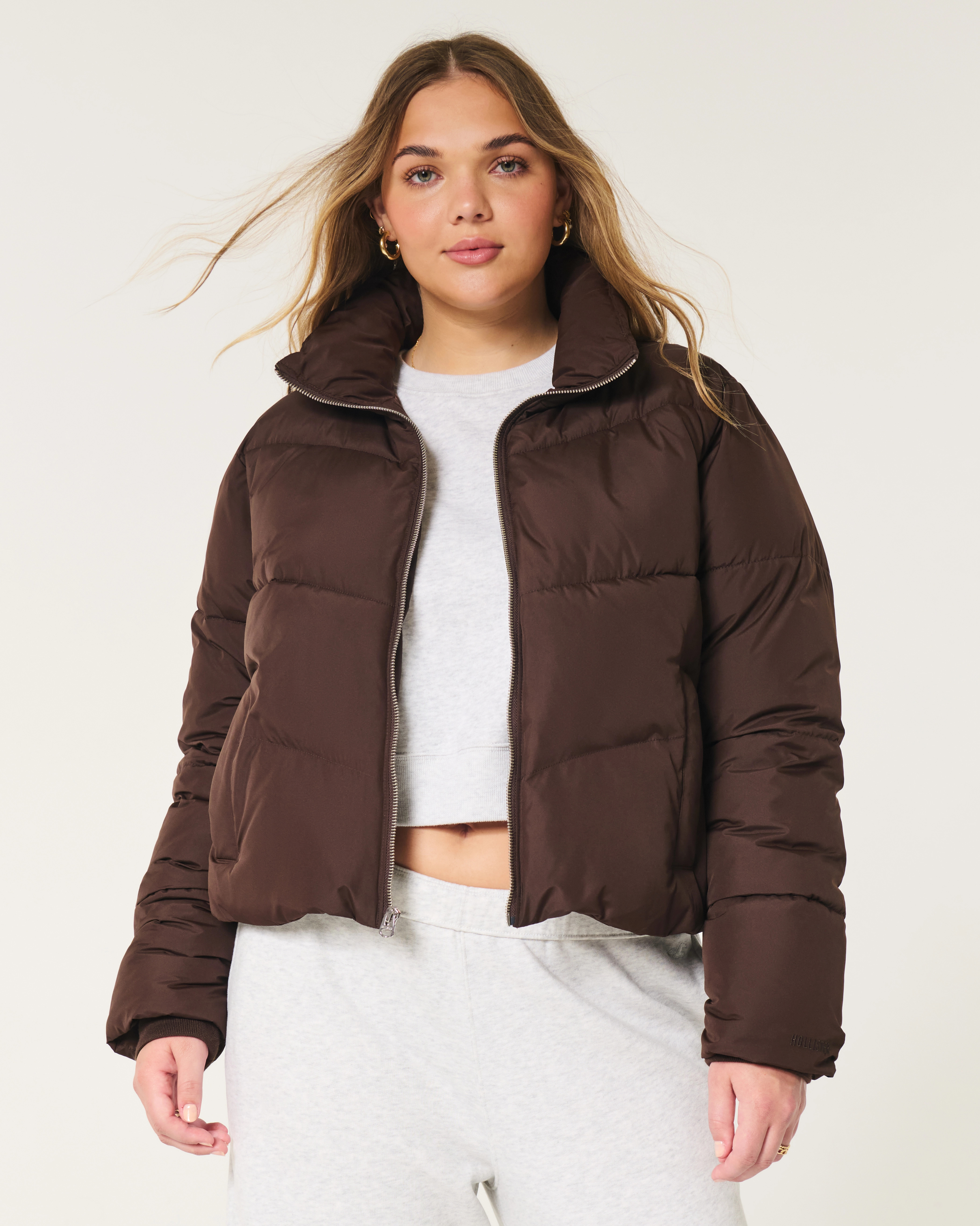 Mini Zip-Up Puffer Jacket | Hollister (US)