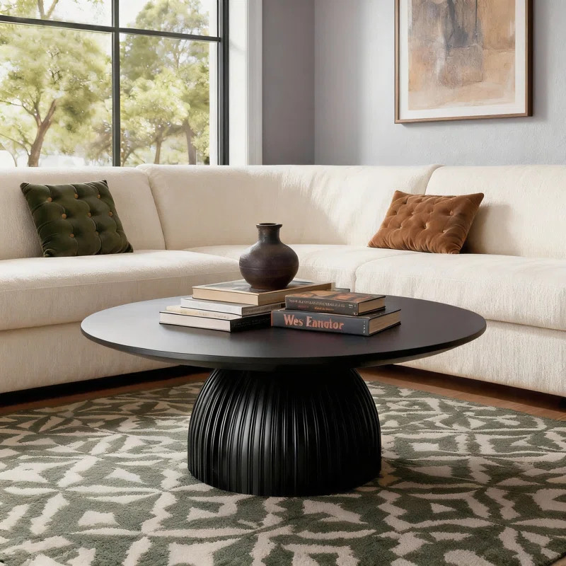 Black Round Coffee Table | Wayfair North America