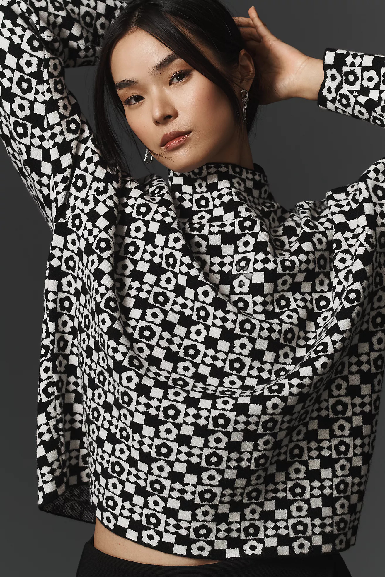 The Carys Mock-Neck Sweater by Maeve | Anthropologie (US)